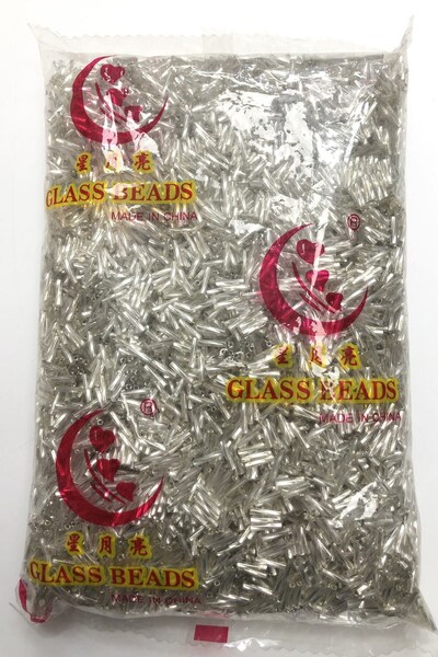 Limelia Mărgele din țeavă răsucită argintie 5 mm 500 gr