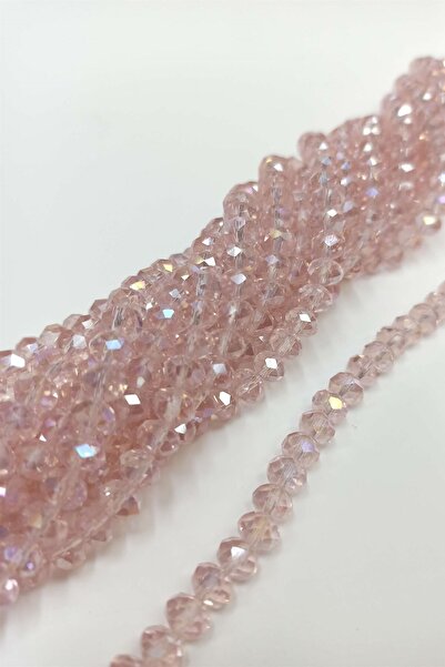 Limelia Mărgele de cristal roz pudrat 8 mm