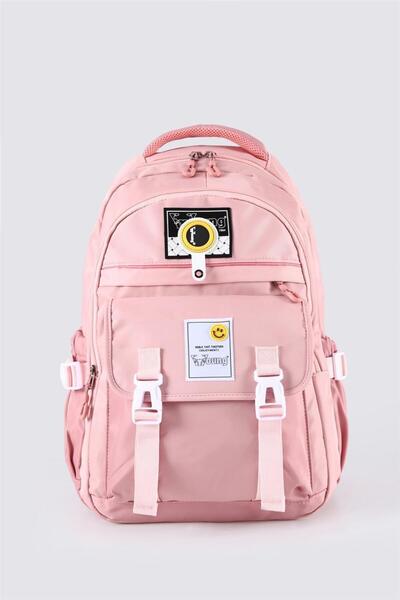 DODOMAR Young 51635 ghiozdan cu 3 compartimente pentru școală ROZ