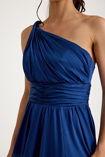 MAXXE 4923St Helen One Shoulder Satin Dress