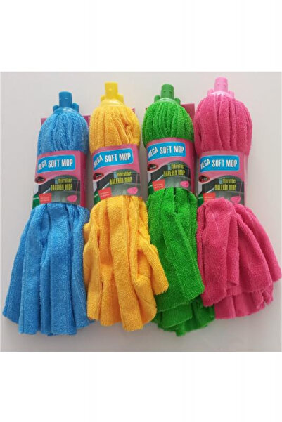 mega soft 3 Adet Mikrofiber Havlu Vileda Paspas Mop Xl Yedek Ucu