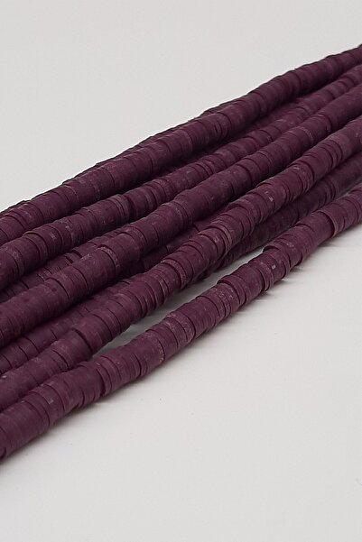 Limelia Mărgele din aluat Fimo cu model prune 6 mm