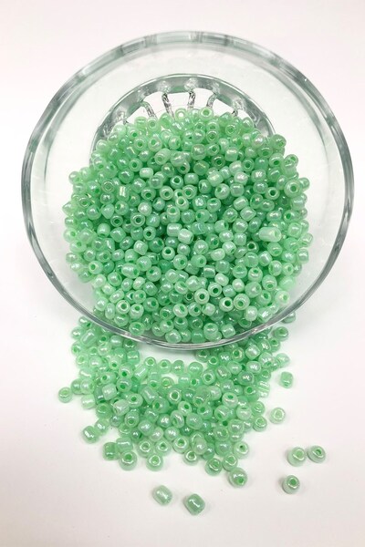 Limelia Аква зелени пясъчни мъниста 4 мм 50 г