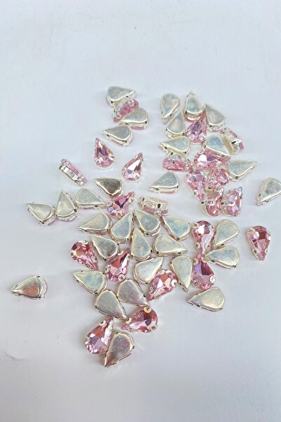 Limelia Блестяща капка с розови мъниста в кутийка - 10 броя