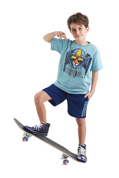 MSHB&G Sommer-Set aus T-Shirt und Shorts „Tigers“ für Jungen