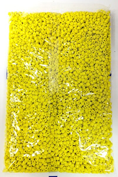 Limelia Mărgele de nisip galben mat 4 mm 500 gr