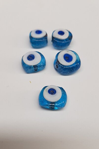 Limelia Светлосиня мъниста за уроки на телешко око