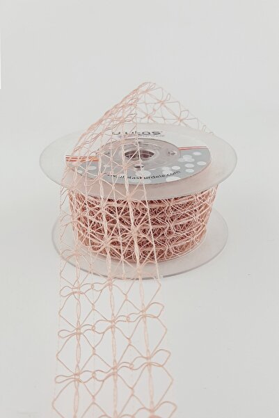 Limelia Panglică din dantelă pudrată 4 cm 10 m