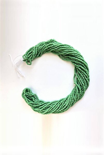 Limelia Mărgele verde mat Dizi Kum 2 mm