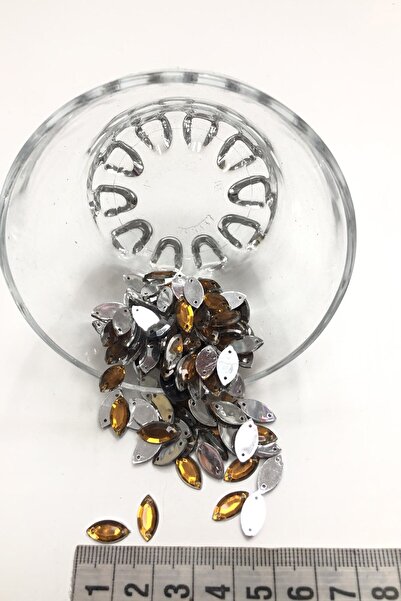 Limelia Кафяв пластмасов шивашки камък за моделиране на совалка 20 гр.