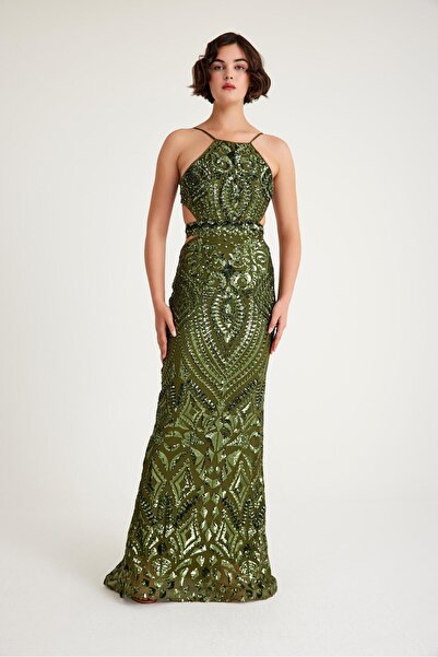 MAXXE 5726PAY PAYETLİ ABİYE ELBİSE