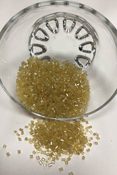 Limelia Αρχαίες κίτρινες χάντρες κοπής (2-2,5 mm)