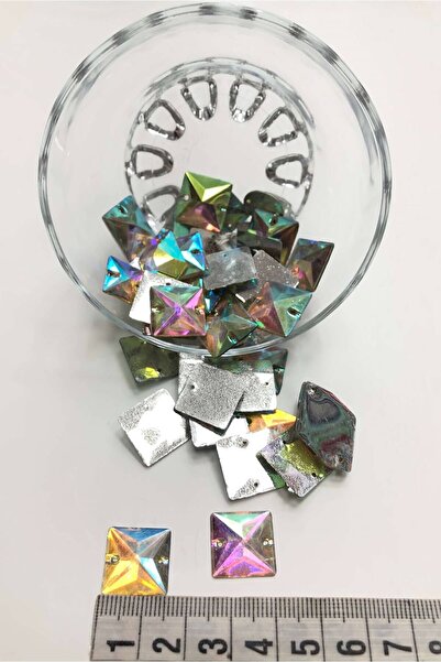 Limelia Strut pătrat din plastic cu piatră Janjanlı (20 gr)