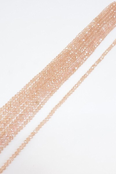 Limelia Mărgele de cristal de somon transparent 6 mm