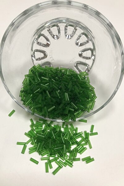 Limelia Mărgele de țeavă Culoare Verde Transparent 5 mm