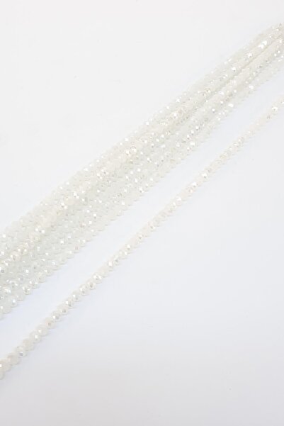 Limelia Ματ Λευκές Κρυστάλλινες Χάντρες 6 Χιλ.