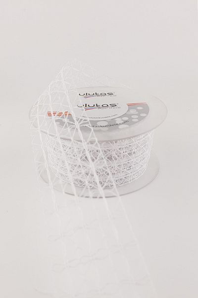 Hobigram White Lace Interlining Ribbon 4 cm 10 Mt – Special Design, Accessory, Quality Production, Eye-Catching Style