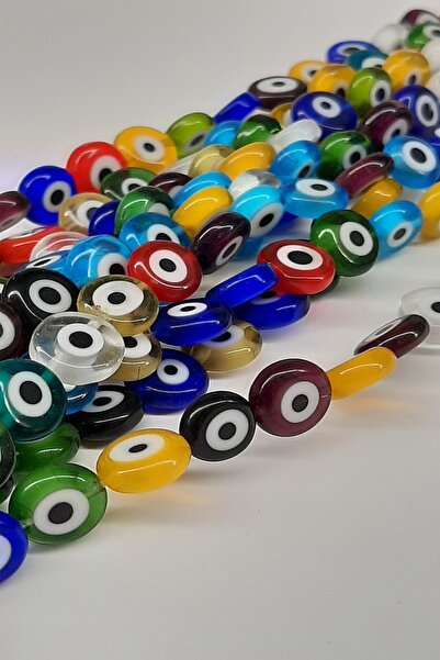 Limelia Цветна плоска стъклена мъниста за уроки