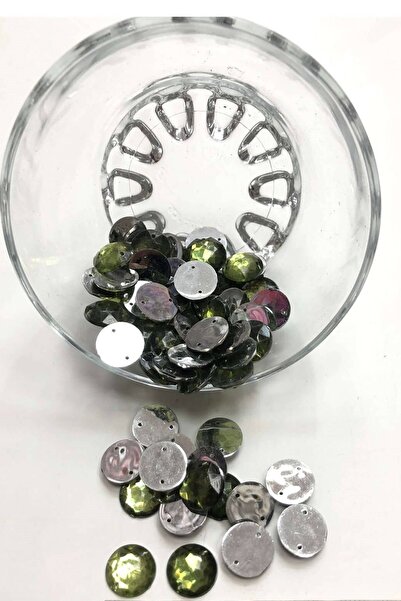 Limelia Piatra de susținere rotundă din plastic verde închis 20 gr