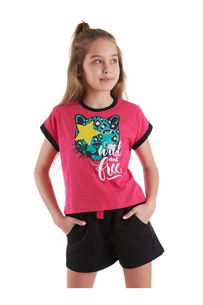 MSHB&G Wild And Free - Girl's Summer T-shirt and Shorts Set