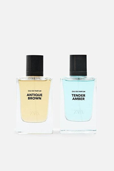 Zara TENDER AMBER EAU DE PARFUM + ANTIQUE BROWN EAU DE PARFUM 2 X100 ML