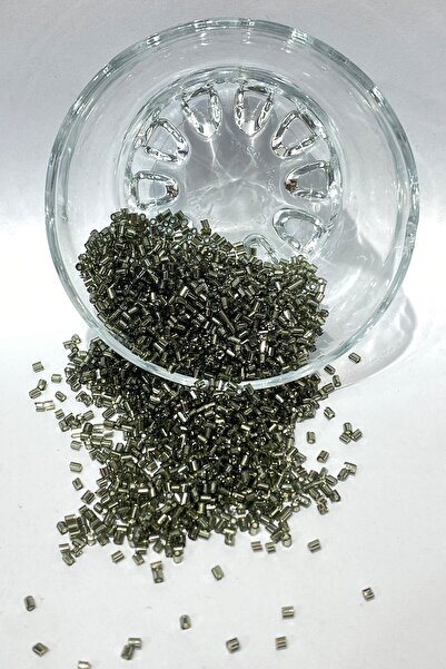 Limelia Σκούρο Γκρι Κομμένες Χάντρες 50 γρ