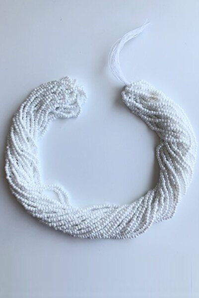 Limelia Низ от бели стъклени мъниста 2 мм