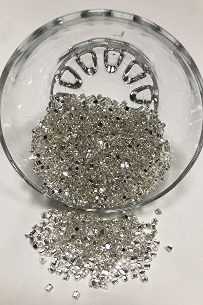 Bontex Прециоза сребрист цвят нарязан мънисто – Мънисто