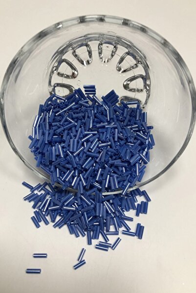 Limelia Mărgele de țeavă albastru mediu 5 mm