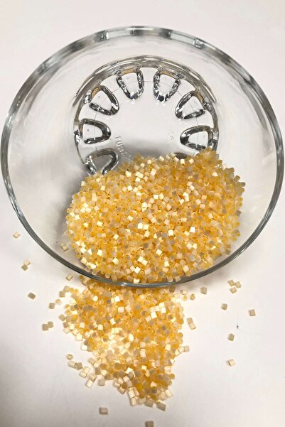 Bontex Sečene perle žute boje (2-2,5 mm) – Perle