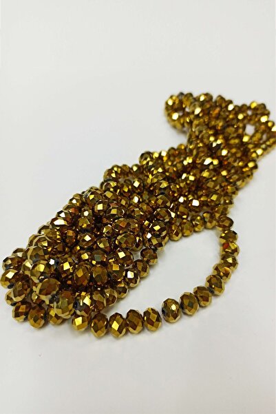 Limelia Златисто жълти кристални мъниста 8 мм