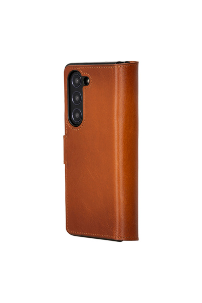 Bouletta Samsung Galaxy Z Fold5 Uyumlu Deri Cüzdanlı Kılıf RST2EF