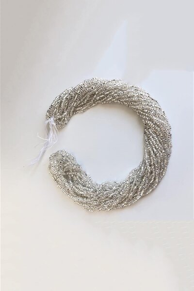 Limelia Mărgele de nisip din sârmă 2 mm culoare argintie