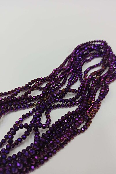 Limelia Тъмнолилава кристална мъниста 4 мм