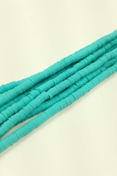 Limelia Тюркоазени мъниста от тесто Фимо