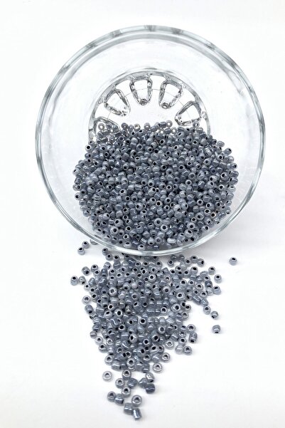 Limelia Διαφανείς γκρι χάντρες άμμου 3 χιλιοστών