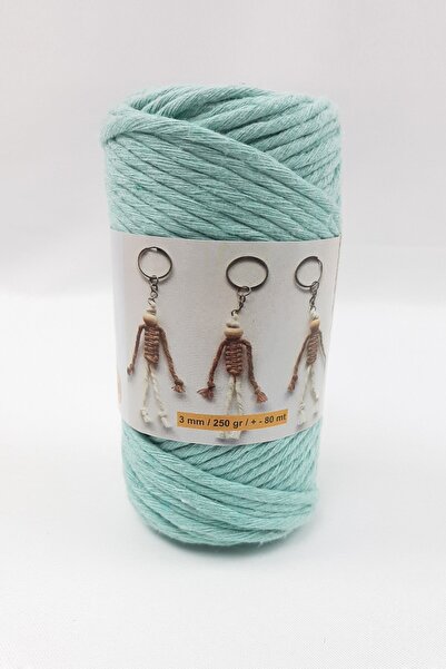 Limelia Macrame subțire verde apă