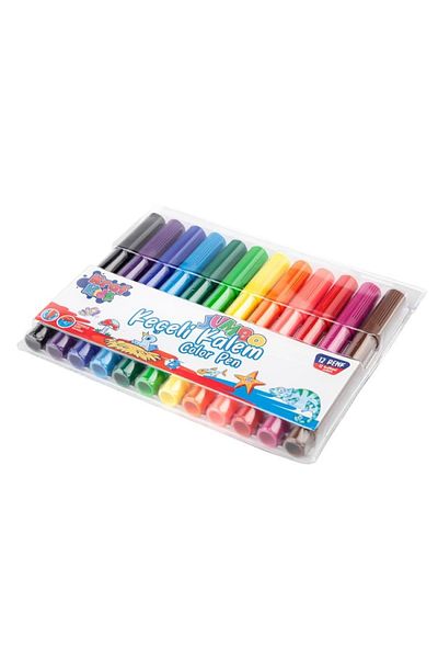 KRAF Jumbo Felt Pen Set of 12 - 275 Model