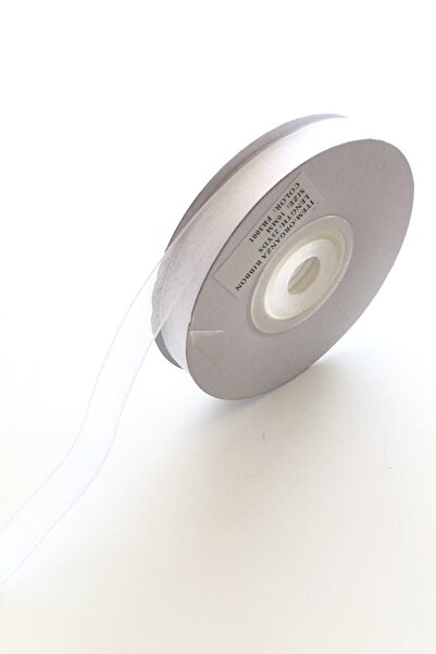 Limelia Panglică albă din organza 1 cm