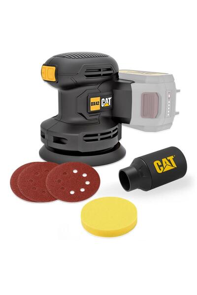 Cat DX42B 18Volt 125mm Profesyonel Devir Ayarlı Eksantrik Zımpara (Akü Dahil Değildir)