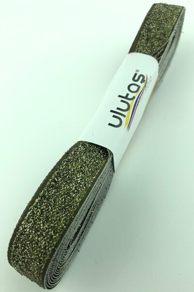 Limelia Panglici cu sclipici din catifea verde antică