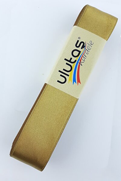 Limelia Panglică din satin muștar închis 3 cm 10 m