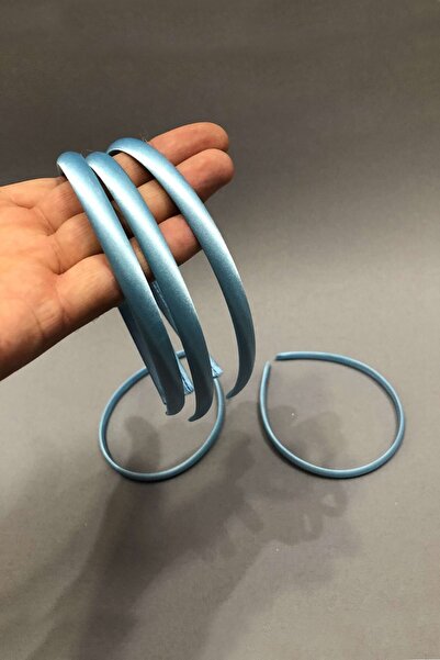 Limelia Coroana din satin de culoare albastra