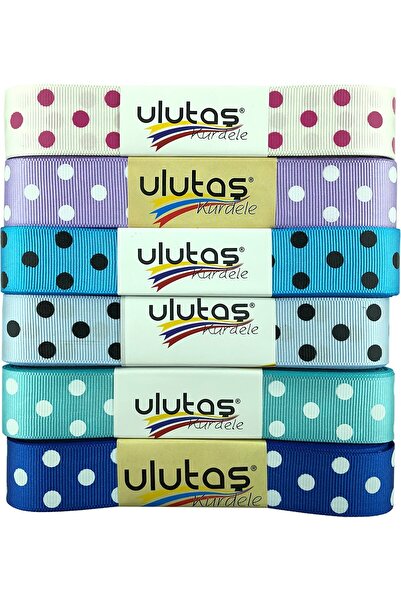 Limelia Panglică cu buline grosgrain 2,5 cm