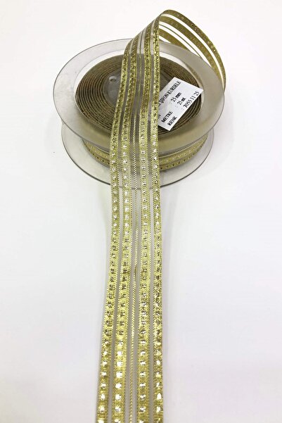 Limelia Panglică Organza Culoare Aurie 2,5 Cm