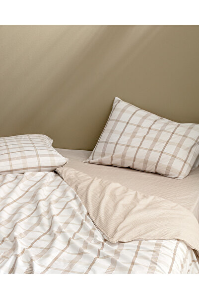 Madame Coco Aluin Single Ranforce Printed Duvet Cover Set