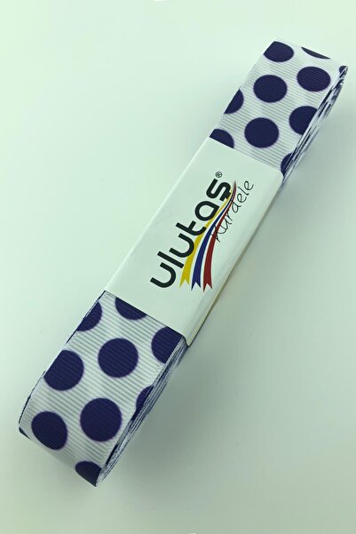 Limelia Panglică Grosgrain Mor Big Polka Dot 10 m