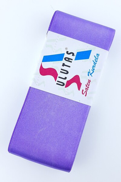 Limelia Panglică din satin liliac 6 cm 10 Mt