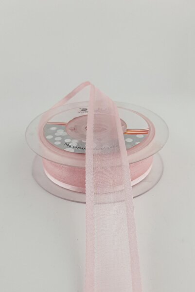 Limelia Ροζ Φαρδιά Οργάντζα Σατέν Κορδέλα 20 μέτρα