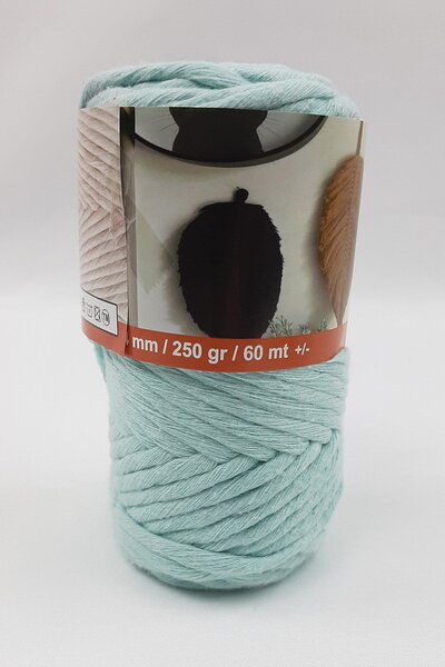 Limelia Snur de împletitură verde apă deschisă